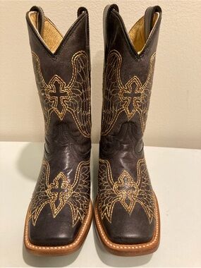 Corral Kids Boots Wing Cross cowboy/cowgirl Size 11 1/2 New w/o tags